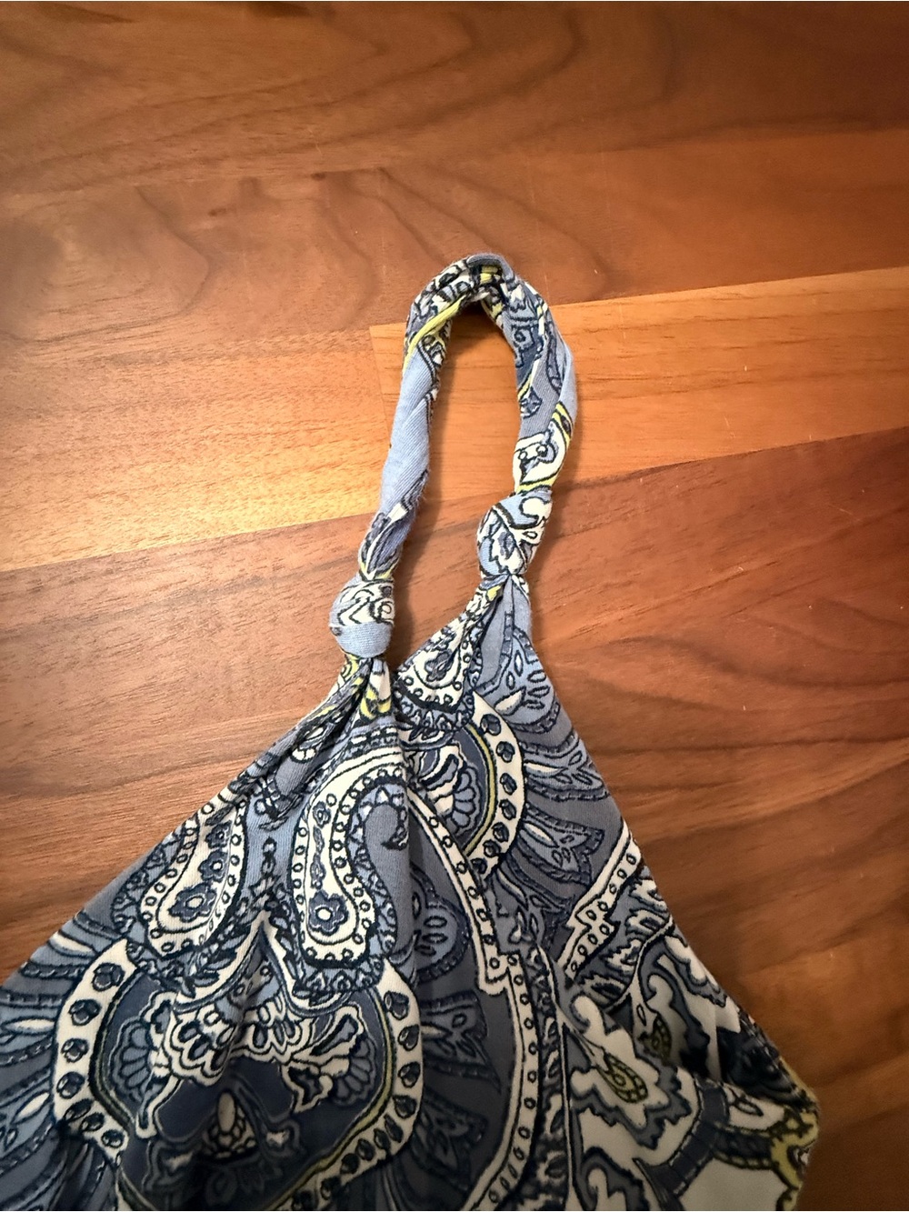 LOFT Blue and White Paisley Knit Maxi Dress - Picture 4 of 6